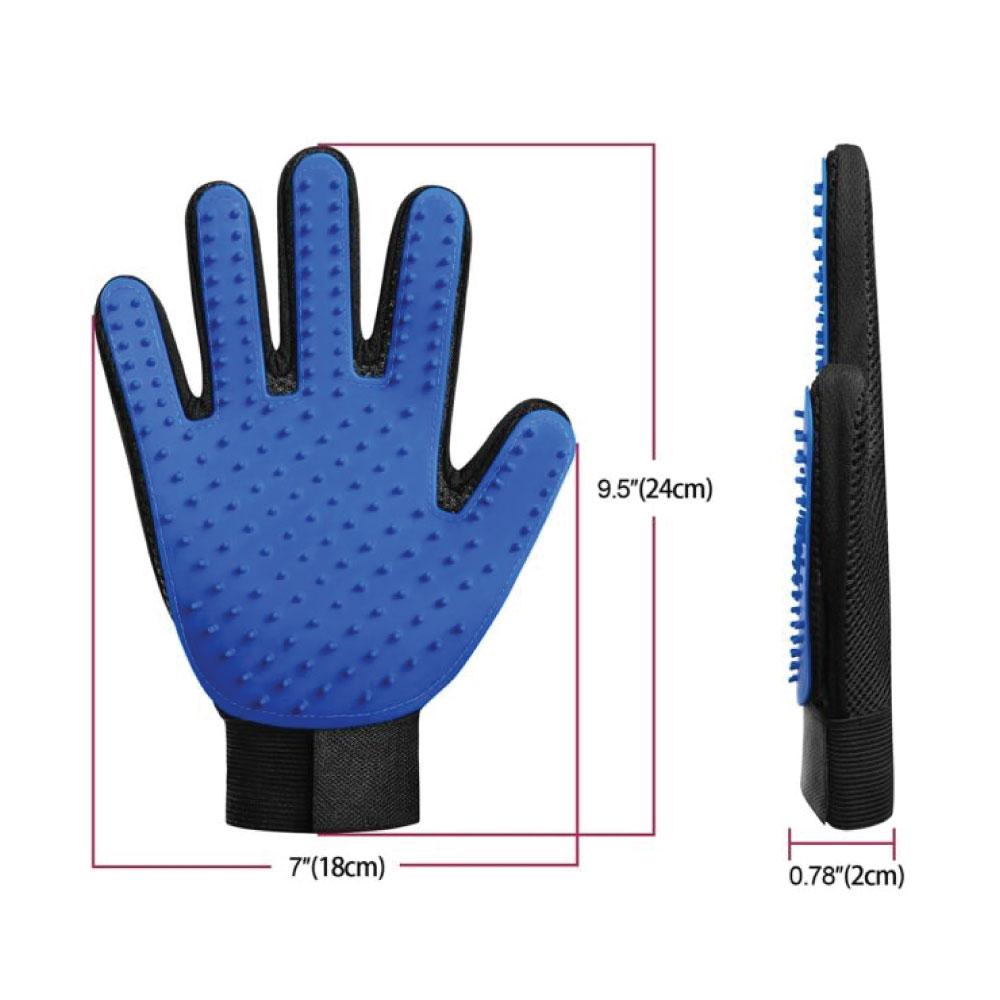 2in1 Pet Deshedding and Massage Glove - Dog or Cat Hair Grooming