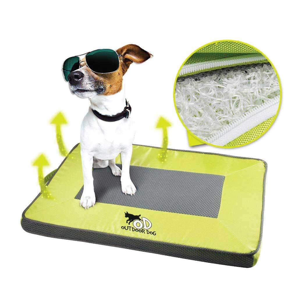 Cooling Dog Mat – Quick Dry Outdoor Pad (Green)